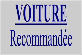 VOITURE Recommandée